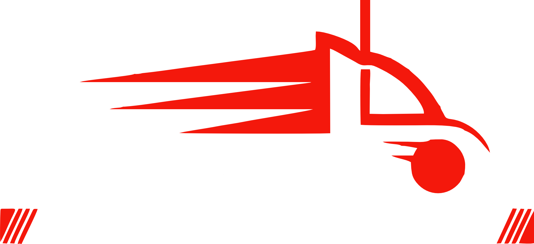 Logo – Planet Freight White